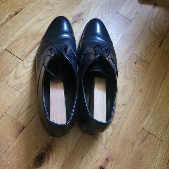 Brown dress shoes